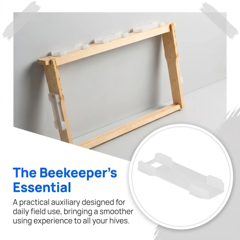 30Pcs Plastic Beehive Frame Strip Sturdy Durable Queen Bee Isolating Strip Beehive Frame Fixing Strip Frame Adjustment