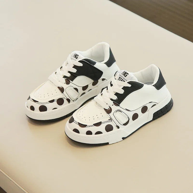 Baby Girl Shoe Leather Soft Sole Toddler Boy Shoe Board Shoe Lace Up Casual Sneaker Korean Version Tenis De Mujer Zapatilla Niño