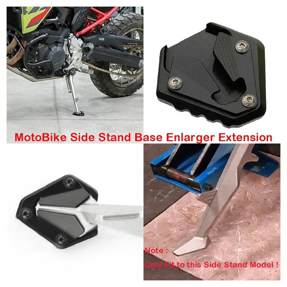 

Fits for BMW F800GS 2024 F900GS GS F900 Adventure ABS 2025 2026 Motorcycle Side Stand Base Enlarger Extension Extender Widener