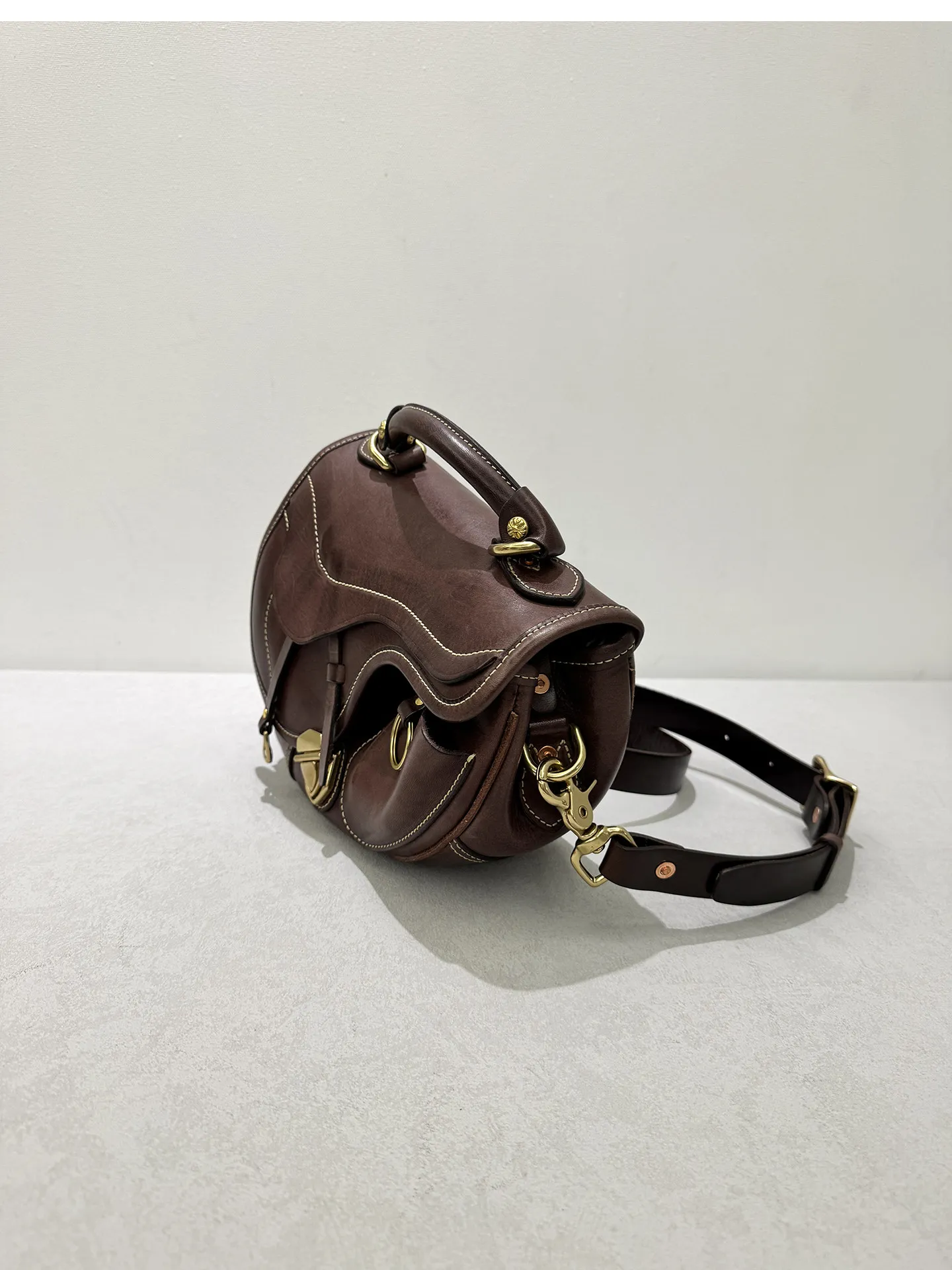 PNDME Organisatoren Designer handgefertigte Damen-Umhängetasche aus echtem Leder, lässige Mode, luxuriöse Damenhandtasche aus echtem Rindsleder – Detail 27