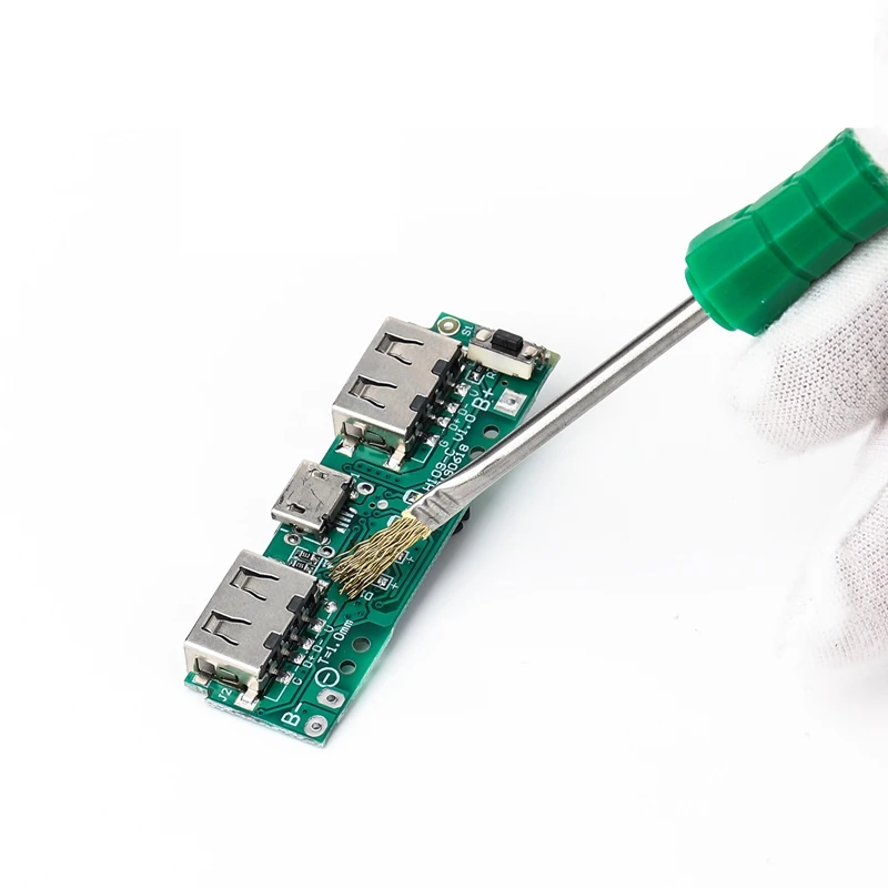 6ชิ้นอุปกรณ์ช่วยในการดูดตะกั่วบัดกรีแผงวงจรเครื่องมือเสริม SOLDER Las เครื่องมือซ่อมแซมอุปกรณ์ทำความสะอาดกล้อง PCB