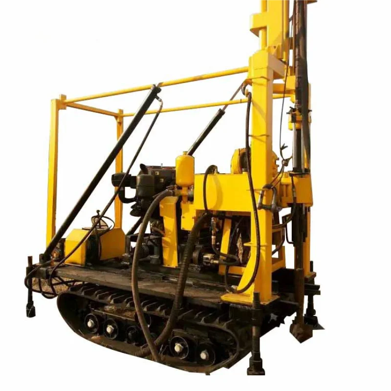 Factory Outlet Hydraulic Crawler Type Core Drilling Rig Machinery Mutifunctional Soil 100M Deep Water Well Drill Rigs Bit Price