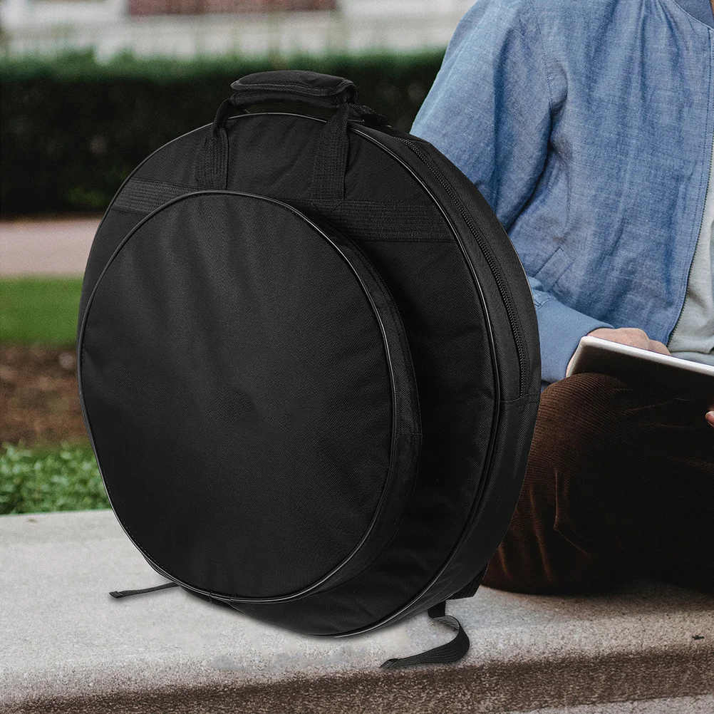 

Portable Backpack For Travel Cymbals Carrying Case Storage Pouch Drum Set Bag Lightweight Storage Bag Rehearsal Use Travel