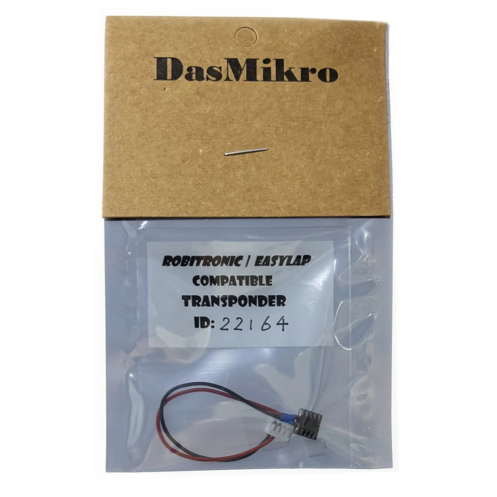 DasMIkro Transponder Tiny V2 for Mini-z Racing Timing Compatible Robitronic and Easylap DSK-139 (1-3s)