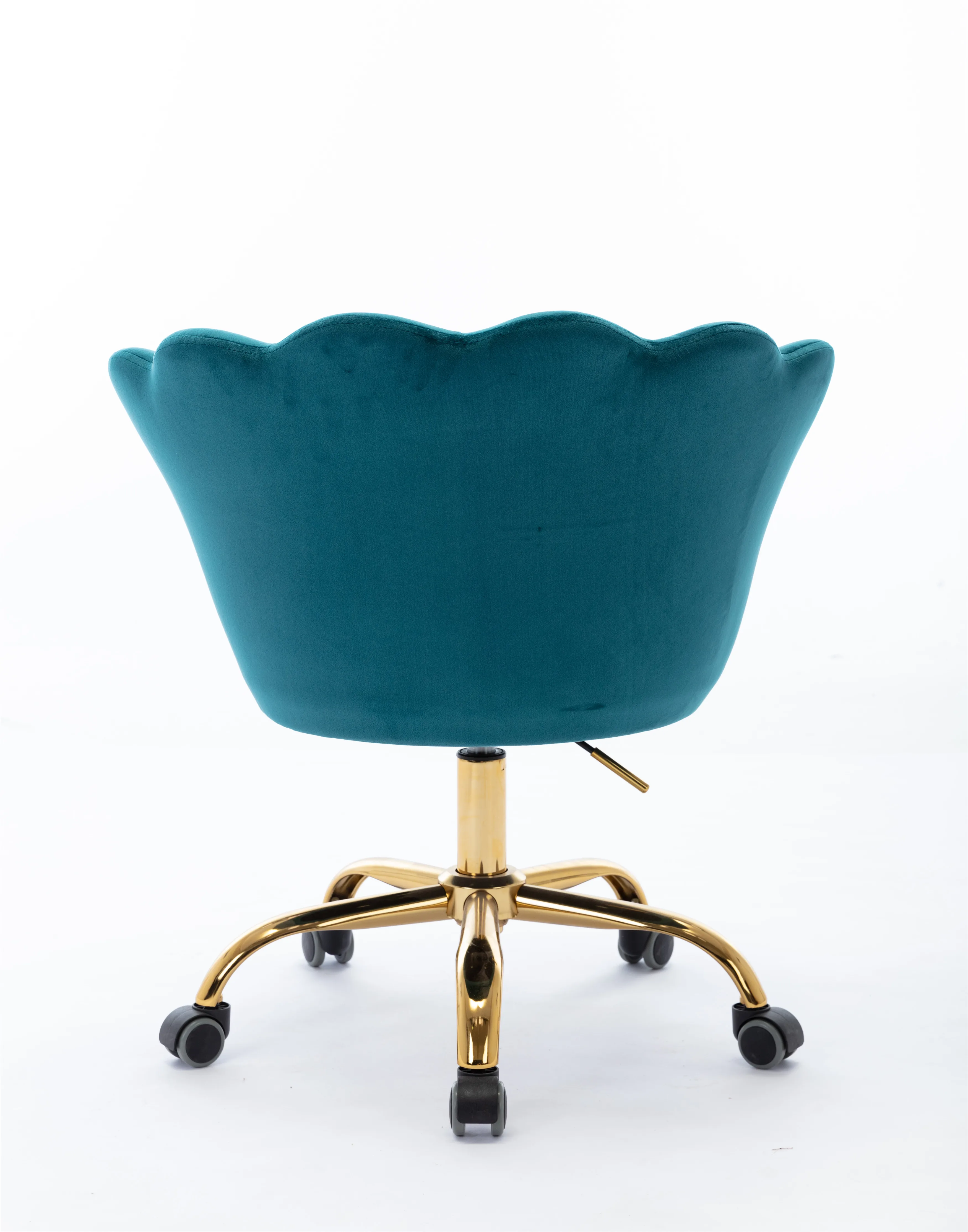 Modern Green Velvet Lounge Chair Barrel Chair Decorative Bath Restaurant Armchair