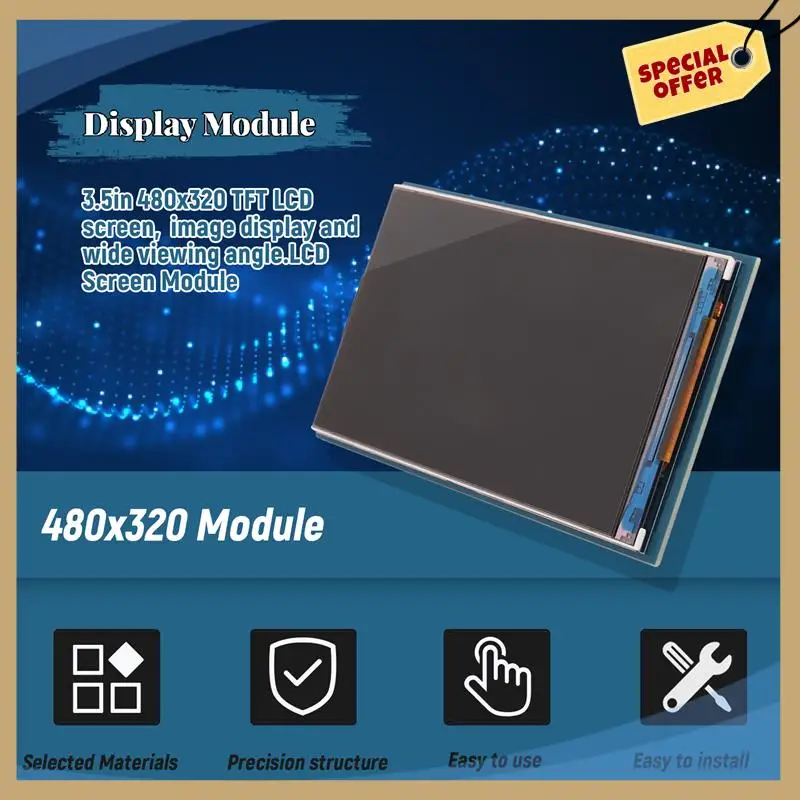 وحدة العرض - وحدة شاشة TFT LCD مقاس 3.5 بوصة 480X320 للوحة Arduino UNO & MEGA 2560 (اللون: شاشة 1XLCD)-WMAN