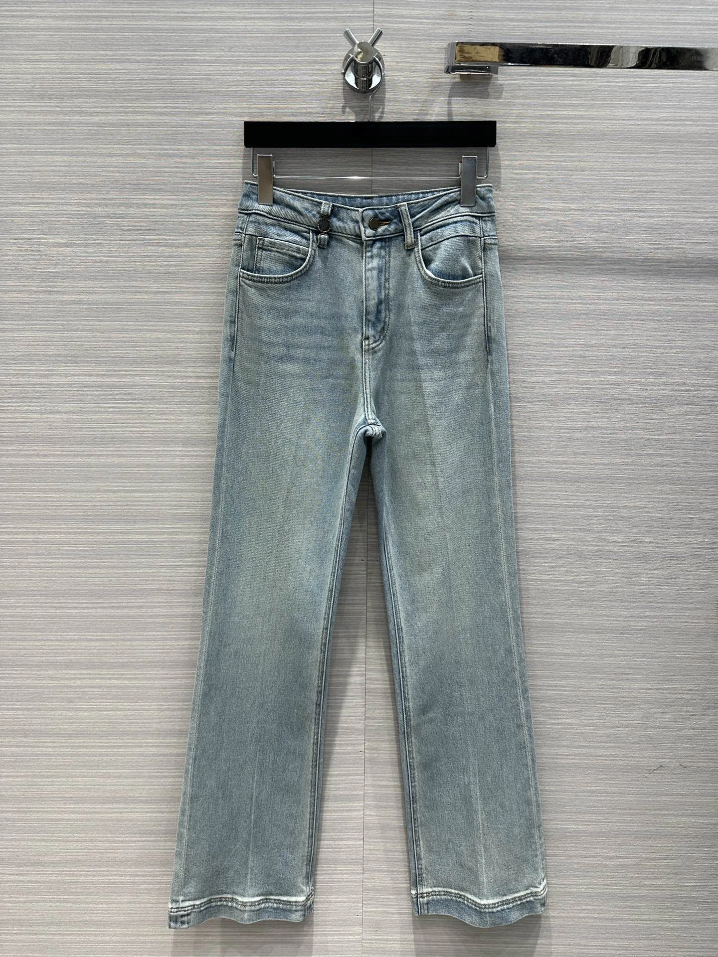 

Jeans fashionable temperament Slim and thin Soft and comfortable Leisure versatile 2024 autumn women's new hot