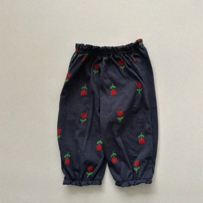 Summer Children Loose Trousers Cute Print Boys Girls Mosquito Proof Pants Baby Cotton Casual Pants Kids Toddler Clothes 1-8 Year