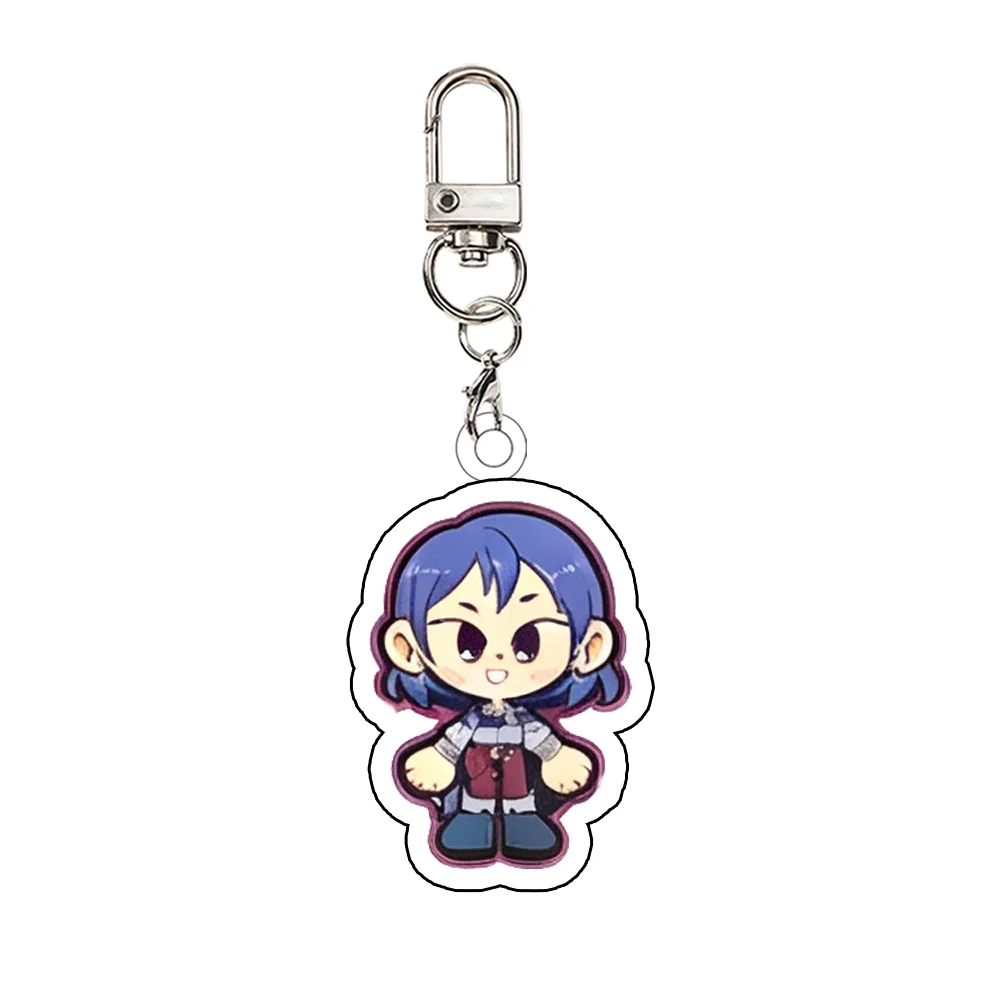 for Fields of Mistria Game Adeline March Celine Valen Balor Ryis Acrylic Keychain Q Version Festival Gift Cute Backpack Pendant view 4