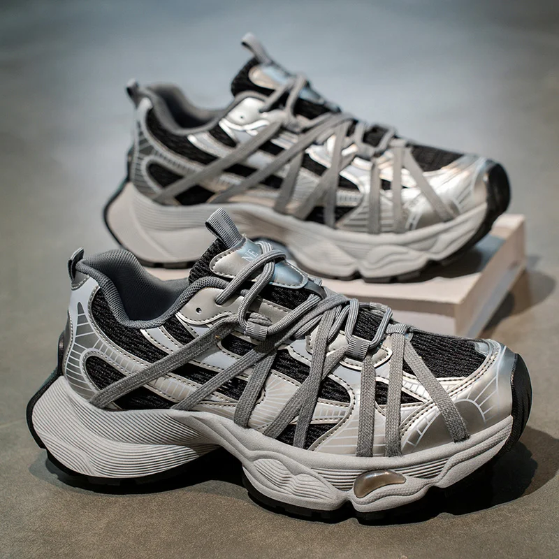 

Men Casual Sneakers Breathable Mesh Upper Soft Sole Running Shoes Outdoor Walking Shoes Lightweight Comfort Footwear Daily Wear
