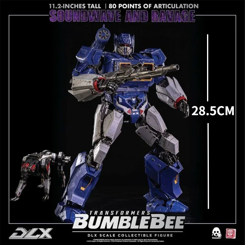 In Stock Threezero Transformation Masterpiece Bee DLX Soundwave and Ravage Deluxe Class 3A  Action Figure Toy Collection Gift