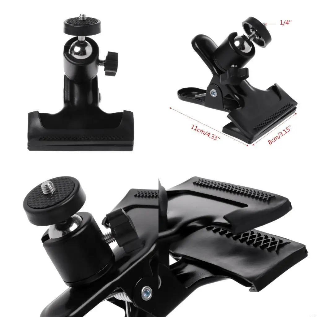 G92C Portable 8cm Width Level Multifunctional Clamp Connected to Digital Camera