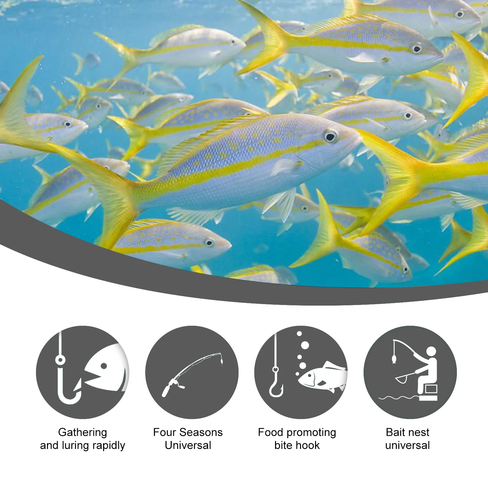 Yegbong Corn Fish Bait Reservoir Fish, Boat Bait Feed Fishing Bait Bait Portable Fish Attractor, Carp And Bighead Fish