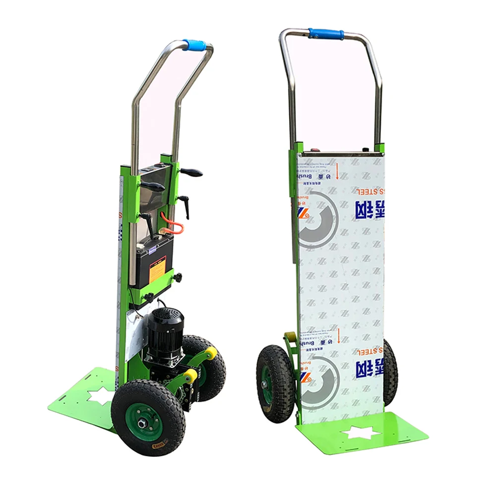 400 kg Elektro-Treppensteiger-Handwagen mit Batterie, mobiler Werkzeug-Treppensteigerwagen, Raupentransporter, Treppensteiger-Trolley