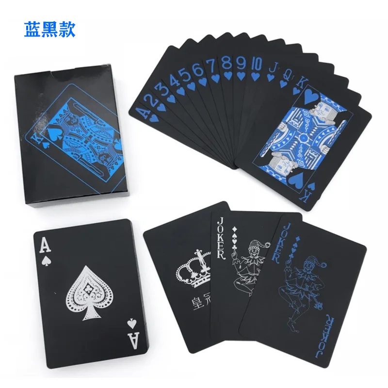 Black Waterproof Playing Cards