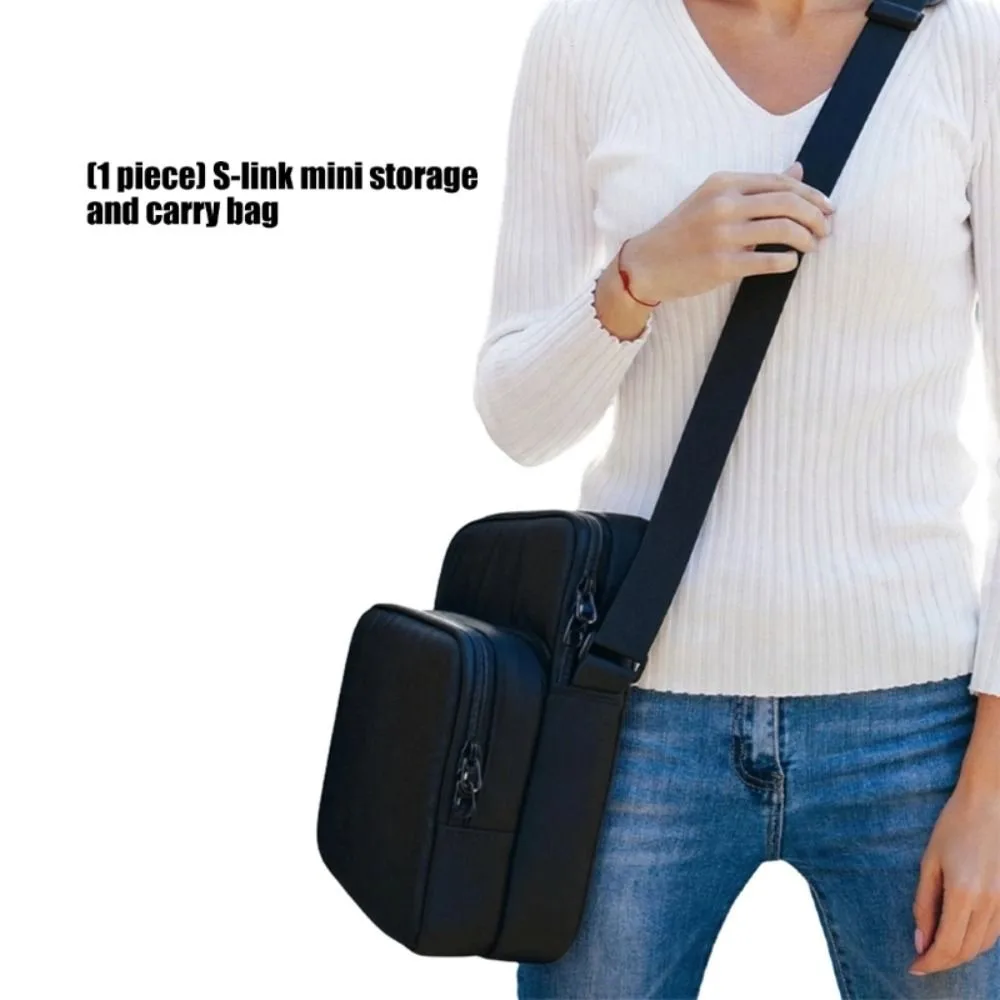 Waterproof Router Carrying Bag Adjustable Strap Dual Zipper Protective Case 900D Nylon Anti-fall for Starlink Mini