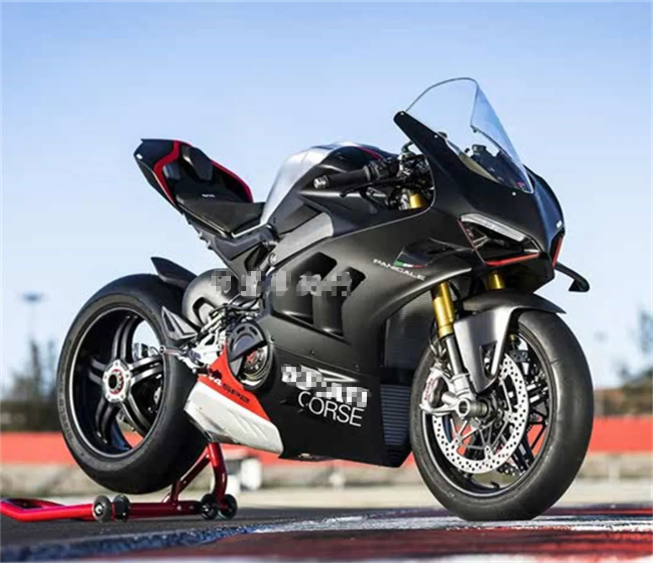 

New Motorcycle Full Body Fairings Fit For Panigale V4 V4S 2021 2022 2023 V4 V4s 21 22 23 Red Black Fairing kit