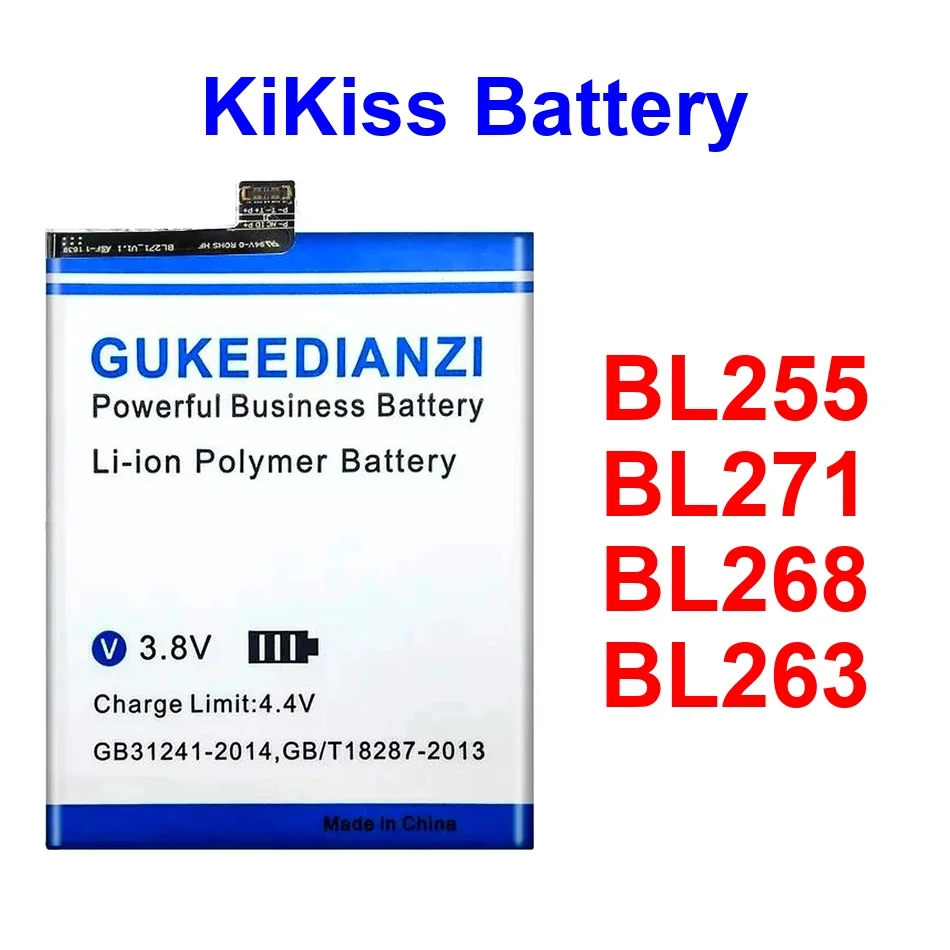 

Mobile Phone Battery Long Lasting BL263 BL268 BL255 4300-5600Mah For Lenovo Zuk Z1 Z2 X Z2131 Edge Pro
