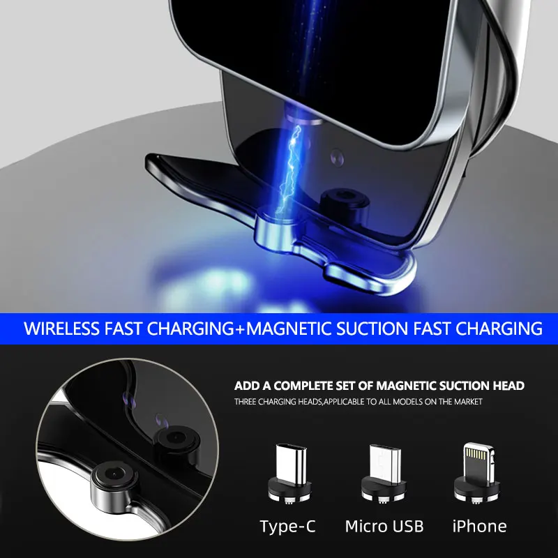 Car Phone Holder For MG MG5 ev 10.25 inch Screen Fix Navigation Bracket Wireless Smartphone Holder Support - Image 6