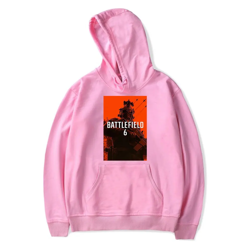 سترة بغطاء للرأس للجنسين من Hot Game BATTLEFIELD 6 Merch Game Graphic - بلوفر برسومات للجنسين لمحبي ألعاب FPS