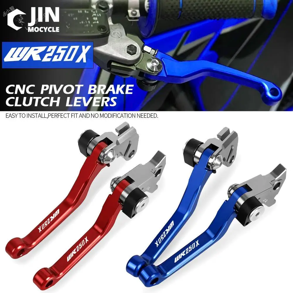 

For YAMAHA WR250X 2007-2017 2016 2015 2014 2013 2012 Motorcoss Pit Dirt Bike Pivot Foldable Brake Clutch Levers With LOGO WR250X