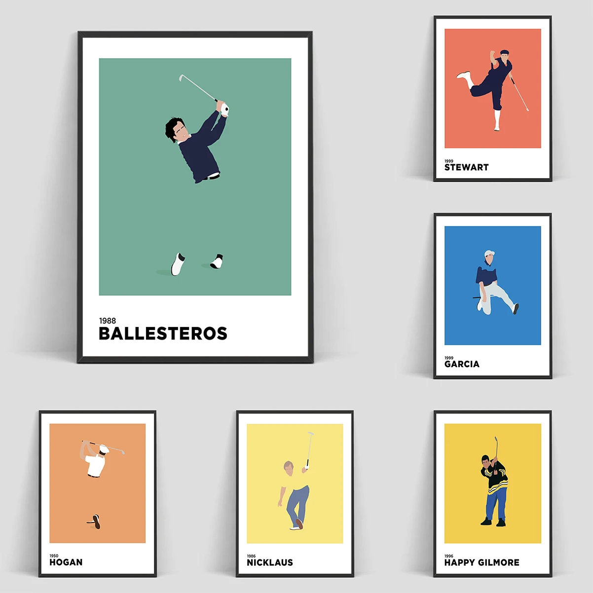 

Modern Golf Ball Sports Posters Wall Decoration Living Room Interior Fabric Poster Aesthetic Bedroom Decor Classroom Decorations