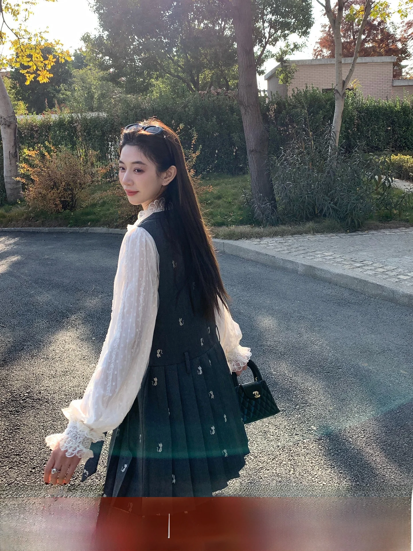 

Оригинальный жилет INON с вышивкой для похудения, женская юбка из полиэфирного волокна для офиса, новинка