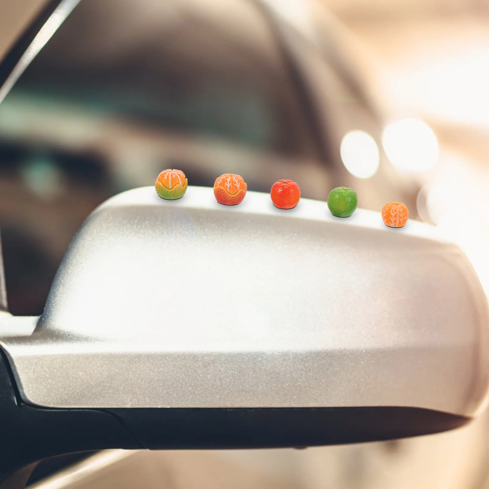

5pcs Resin Dashboard Ornament Vehicle Interior Decoration Adorable Aesthetic Decor For Women Car Accessories Durable Easy