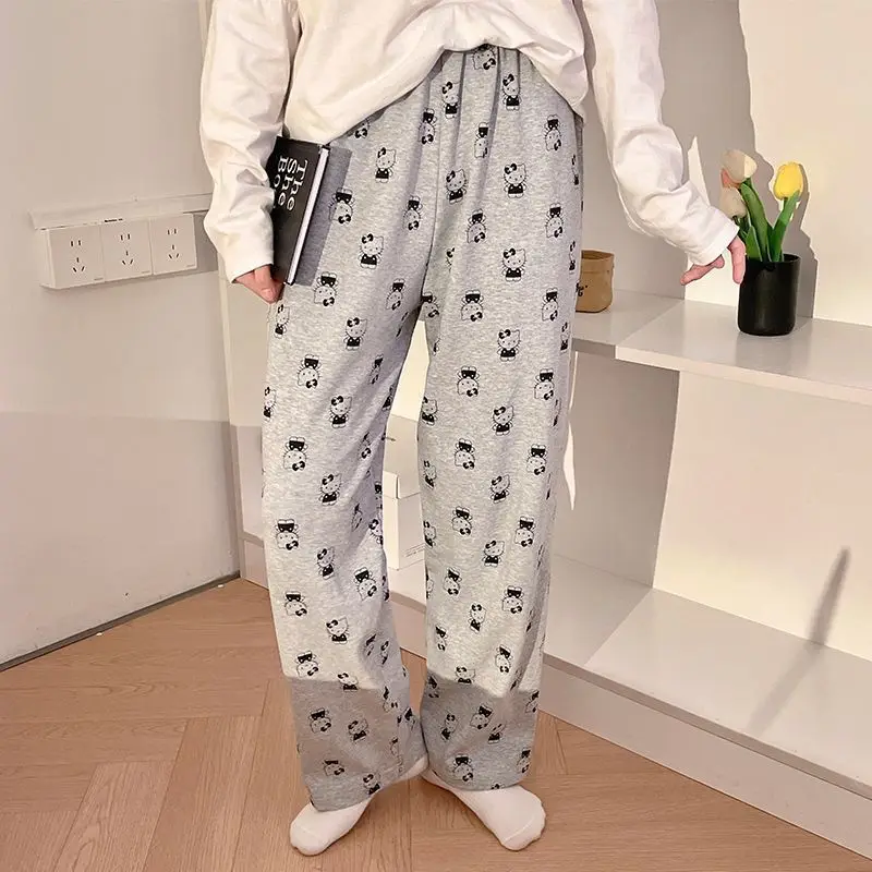

Sanrio Cute Pajama Pants Hello Kitty Pajama Pants Casual Style Girl Spring and Autumn Style Home Clothing Trousers Pajama Pants