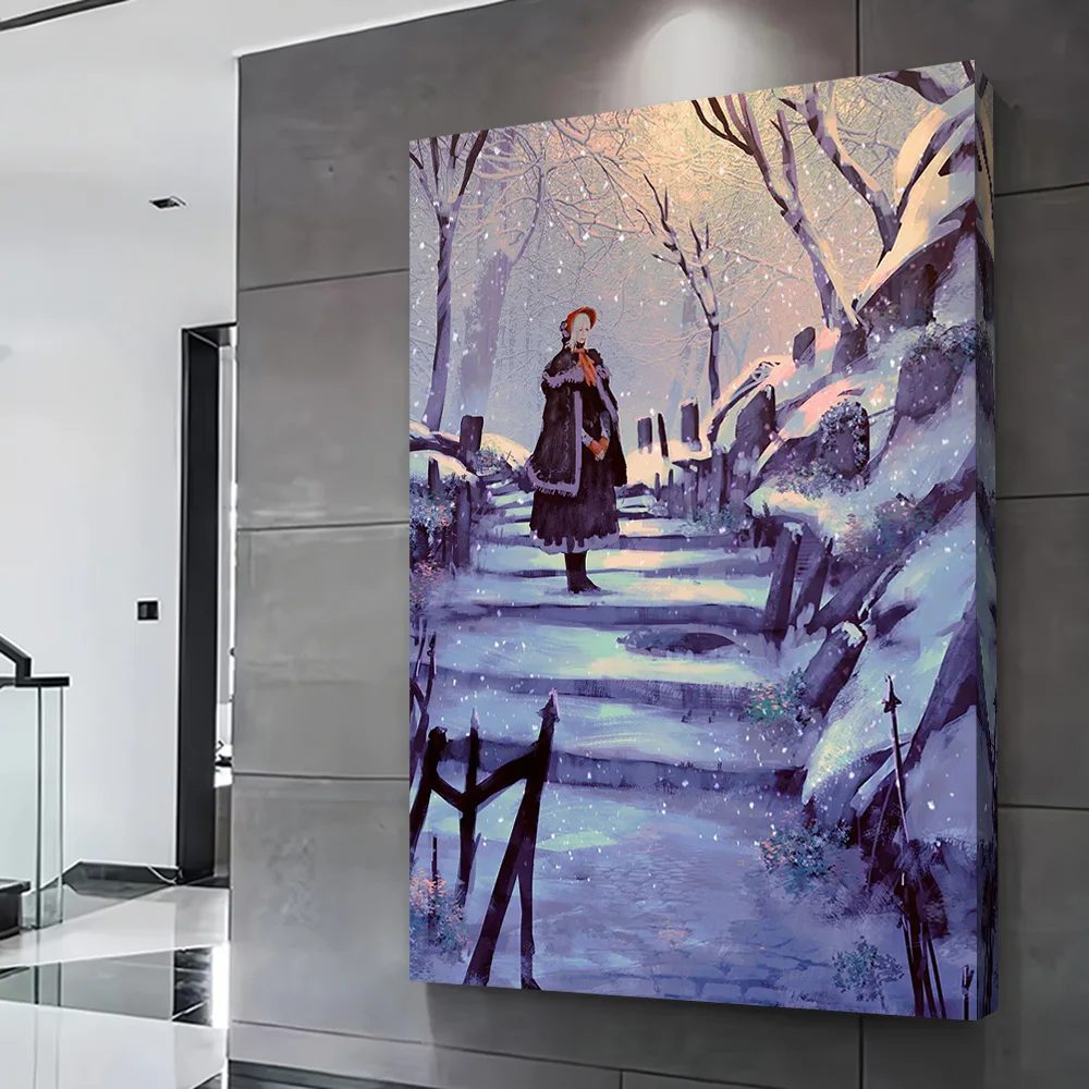 Christmas Hoont 2 Poster Customizable Printed Canvas Painting Wall Art Gift for Living Room Decoration Home Decor Wand Deko Arts