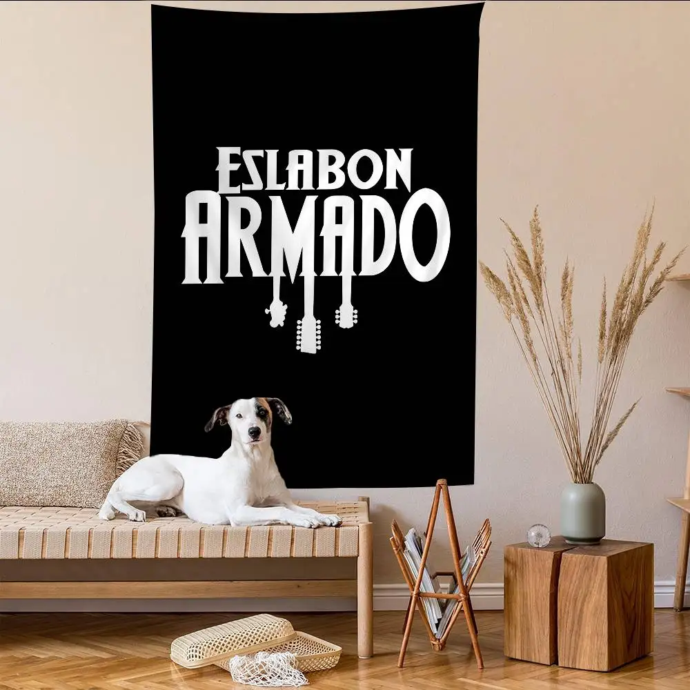 Regional Mexican Band Eslabon Armado Cartoon Tapestry Art Science Fiction Room Home Decor Wall Hanging Home Decor