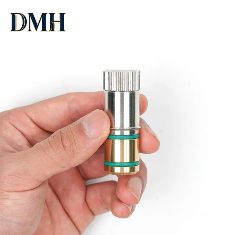 DMH-2PCS 19/20mm Adjustable Height Woodworking Table Limit Blocks for Track Saw Track Guide Rail, Workbench Clamp Brass Limit Bl