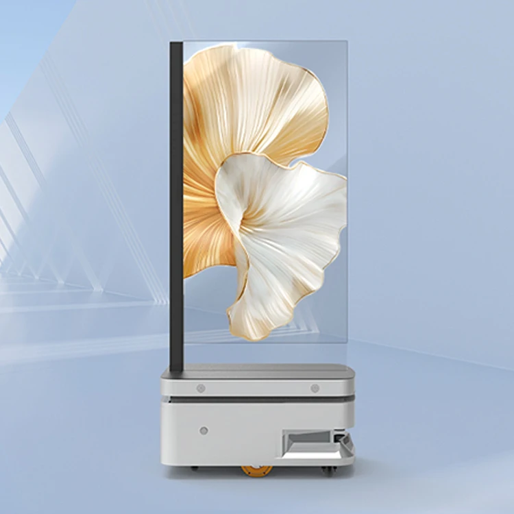 55 inch transparant OLED touchscreen display met een resolutie van 1920*1080 voor intelligente reclame
