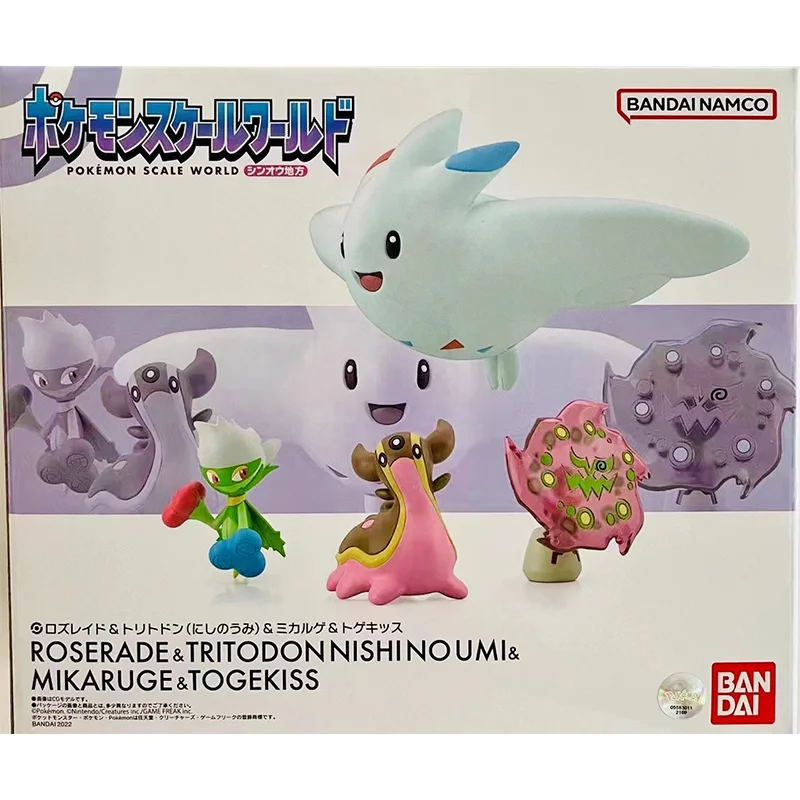 bandai-pokemon-scale-world-gastrodon-spiritomb-togekiss-roserade-pocket-monsters-100-original-figurines-d'anime-jouets-modeles-en-stock