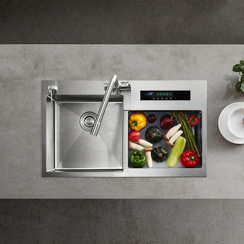 

Hot Sales Upmarket Multifunctional Double Bowls Kitchen Sinks With RO Filter