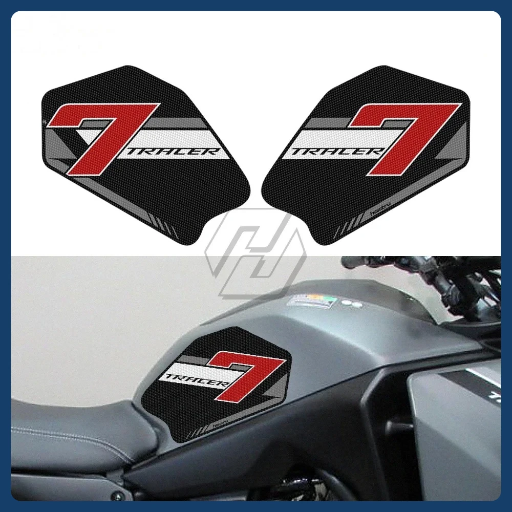 

Наклейка на мотоцикл для Yamaha TRACER 7 2021-2022, наклейка, аксессуары для мотоцикла, боковая накладка на бак, защитный коврик для колена