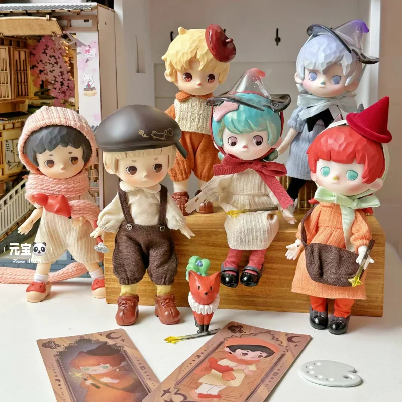 1/12 Penny's Box Blind Box Little Painter And Little Witch Series Bjd Mini Figures Action Figure Caja  Puppet Boxes Doll Xmax To