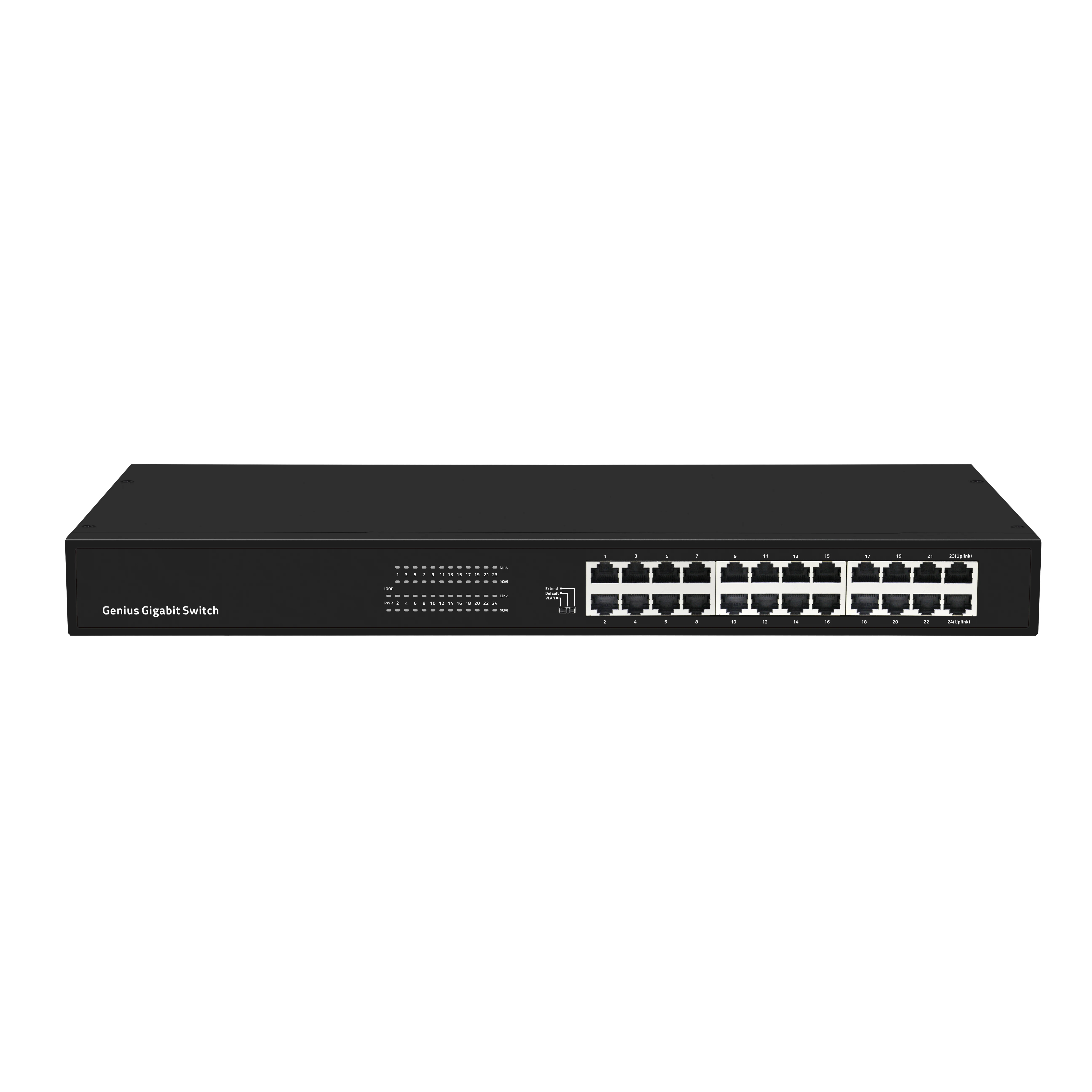 Gigabit Ethernet switch, 10/100/1000Mbps x 24 port, RJ45, network switch