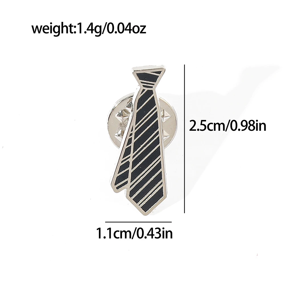 4 Pcs Personality creative magic academy surrounding metal badge leisurely tie brooch dripping alloy pin accessories