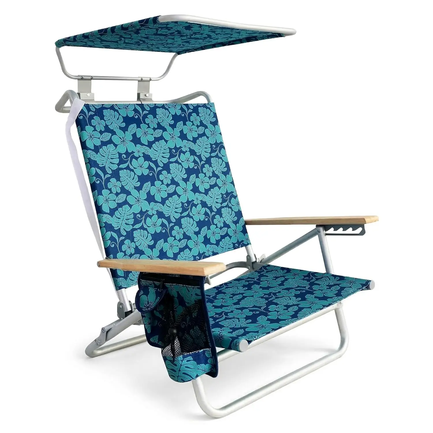 

Folding Backpack Beach Chair with Canopy Shade Portable Lightweight Recliner for Outdoor Camping Travel, Custom