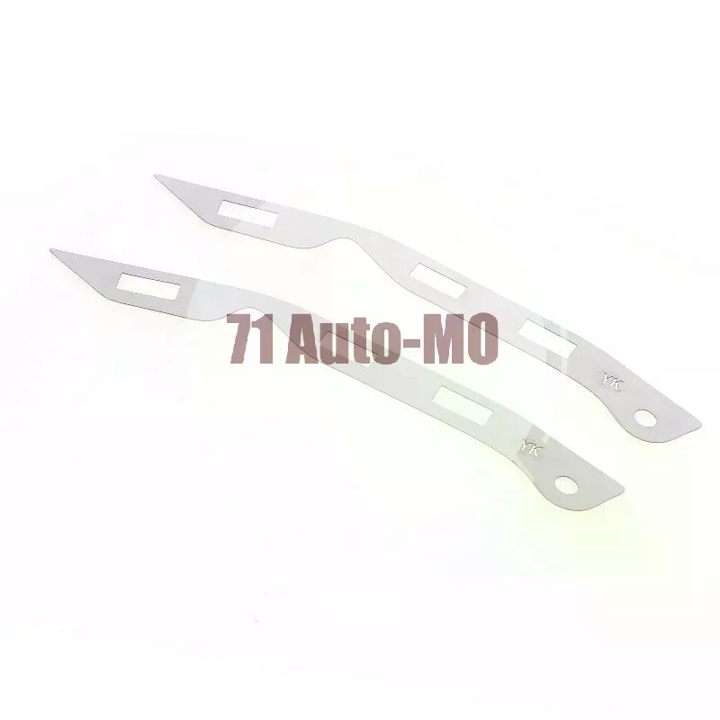 2Pcs Gap Reduced Buckle Broken Opening Rotten Buckle For Second-Generation Fit Jazz GE8 Front Bumper Repair Metal Plate