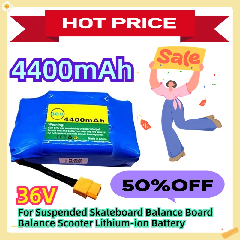 

4400mAh 36V For Suspended Skateboard Balance Board Balance Scooter Lithium-ion Battery