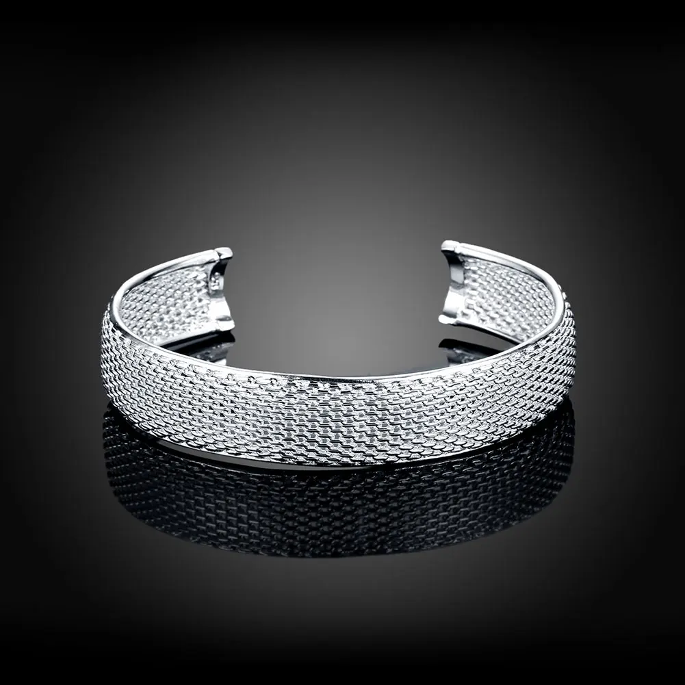 Bracelets Vintage élégants en argent Sterling 925 pour femmes, cadeaux de noël, manchette, mode fête de mariage, bijoux réglables