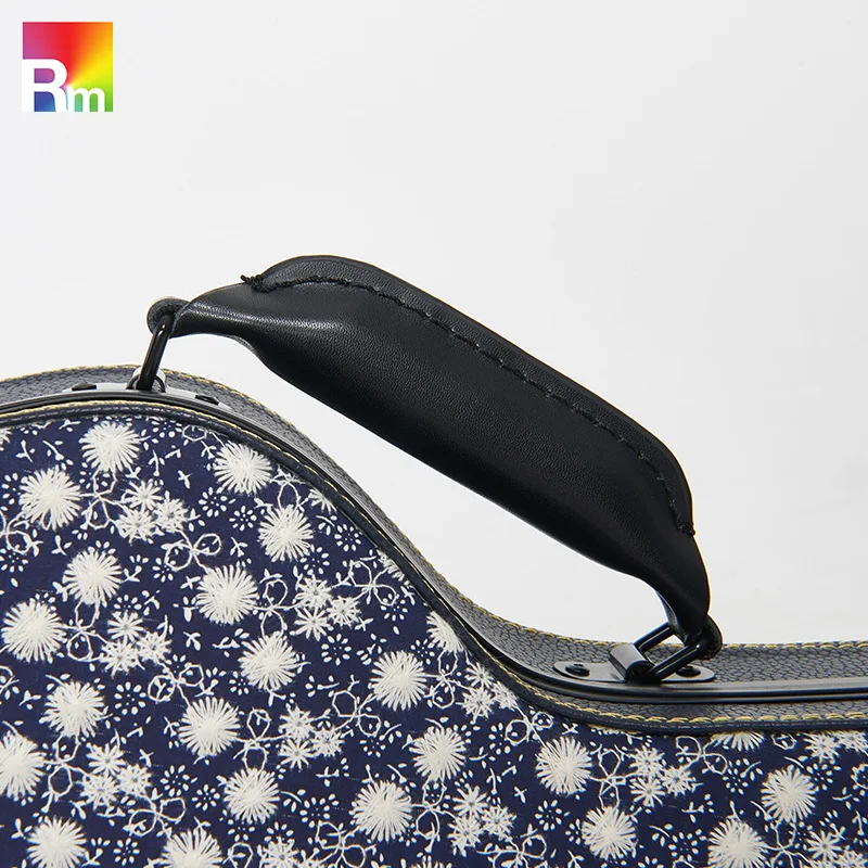 Ukulele Case 27 Inch Fiberglass 4-String, Shockproof, Trendy Shoulder Strap, Portable Protective Gig Bag
