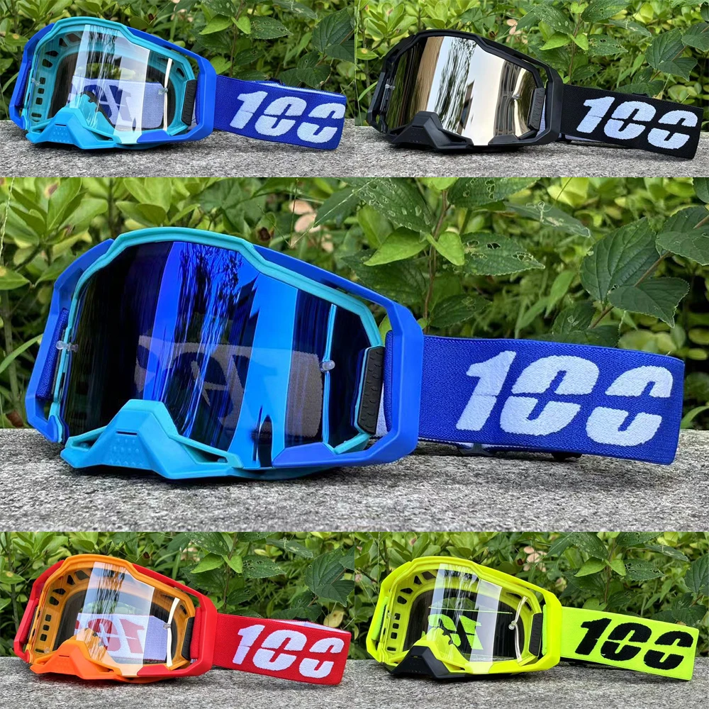 

100 High Quality Motocross Goggles ATV Protection Cycling Racing Motorcycle Glasses MTB Mask Sunglasses Windproof Skiing Goggles