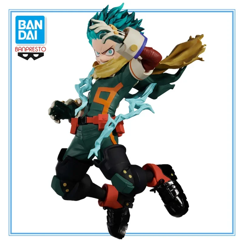 In Stock BANDAI BANPRESTO My Hero Academia THE AMAZING HEROES PLUS Midoriya Izuku Ver. PVC Anime Action Figures Model Toys Gifts