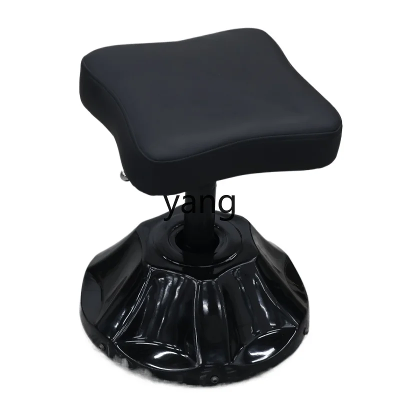

LMM new iron wheel lifting beauty chair hair stool stainless steel