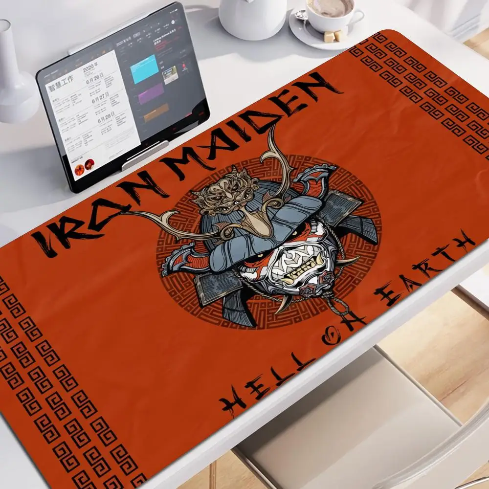 Cool I-I-Iron M-Maiden Mousepad Large Gaming Mouse Pad LockEdge Thickened Computer Keyboard Table Desk Mat