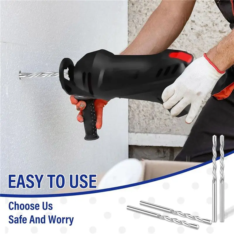 A93E-250 Pcs Drywall Bit 1/8 Inch Spiral Saw Tip Cutting Bits Drywall Guide Point Cutting Bits Tools, For Use With Spiral Saw
