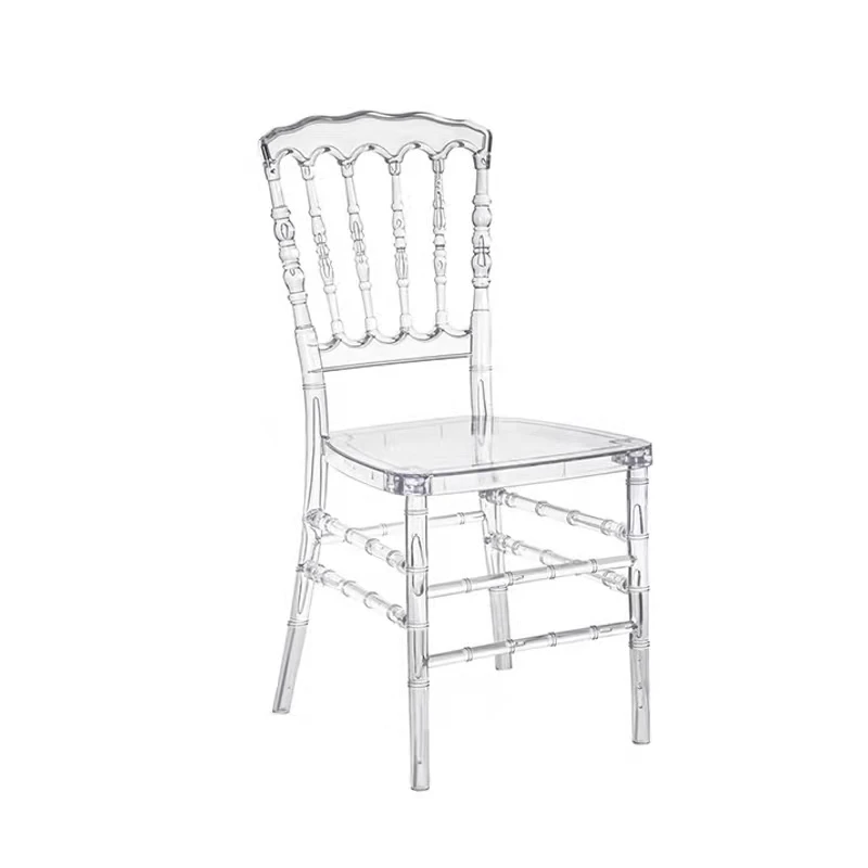 

Polypropylene interior, exterior polycarbonate chair, stackable movable transparent chair